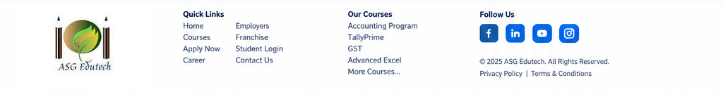 ASG Edutech footer